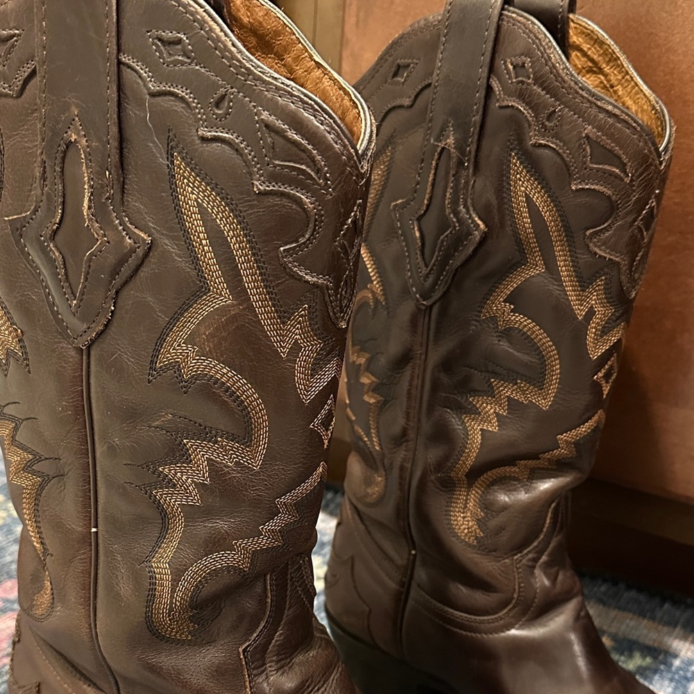 Women’s Leather Cowboy Boots - Picture 4 of 4